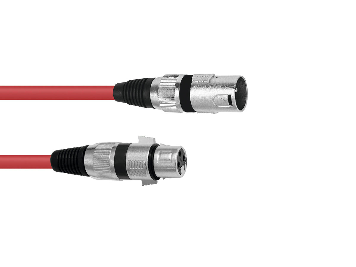Omnitronic XLR Kabel 3pol 1,5m rt