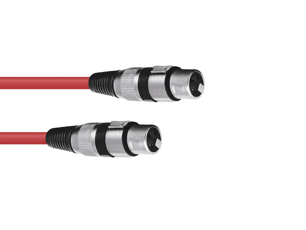 Omnitronic XLR Kabel 3pol 5m rt