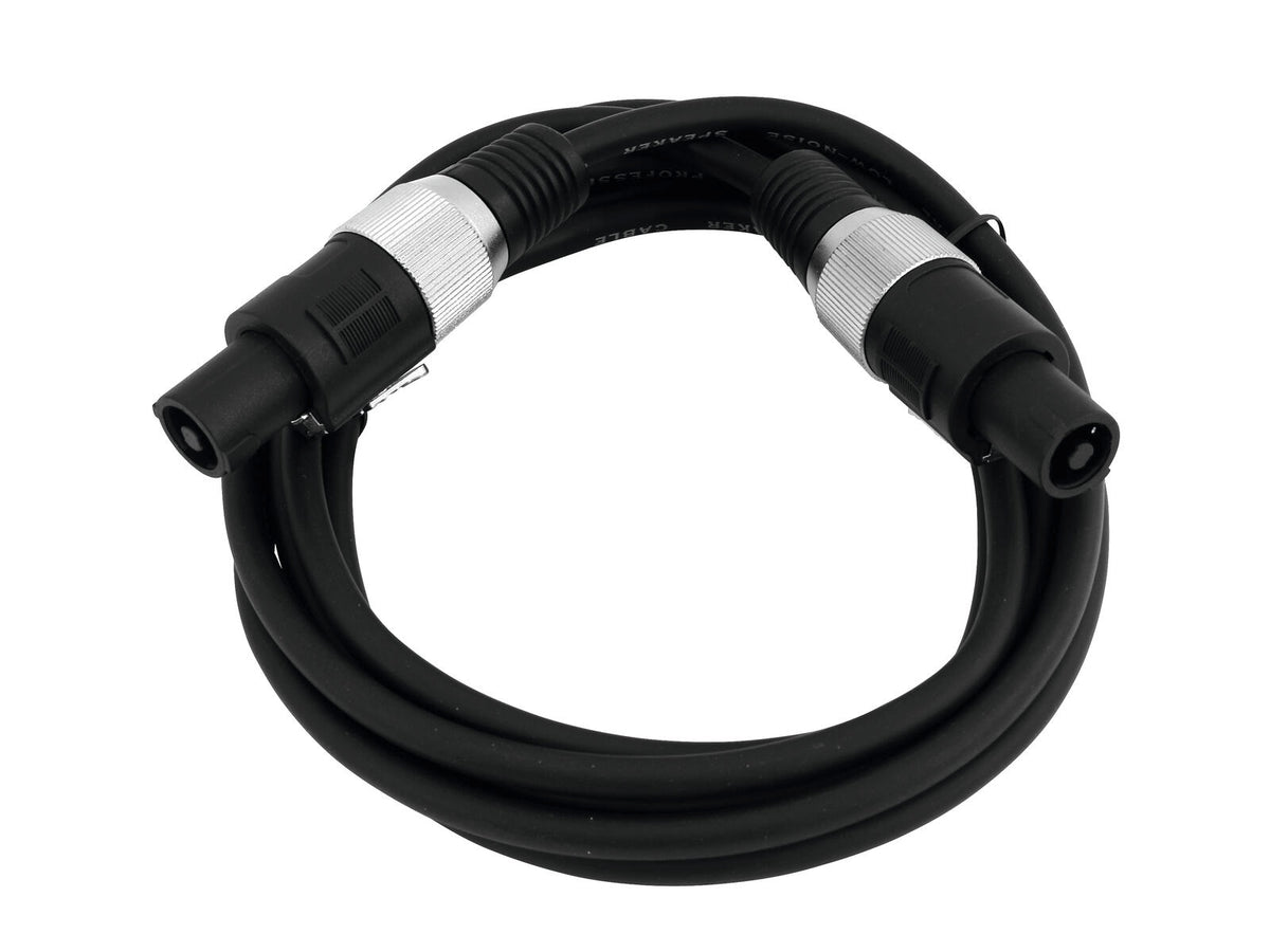 Omnitronic Lautsprecherkabel SPEAKER 2x2,5 5m schwarz – Ansicht 2