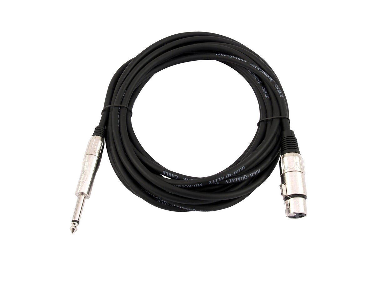 Omnitronic Adapterkabel XLR(F)/Klinke mono 2m sw – Ansicht 2
