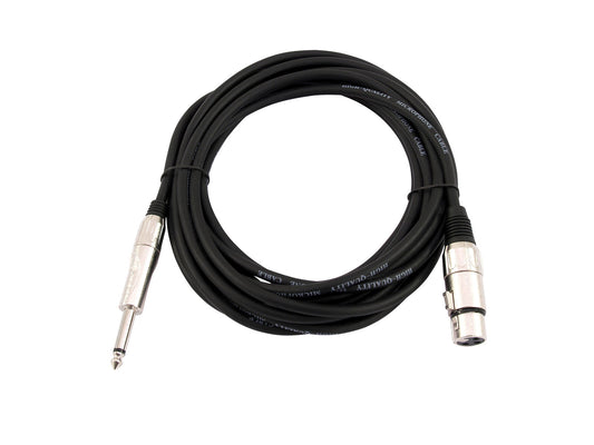 Omnitronic Adapterkabel XLR(F)/Klinke mono 5m sw – Ansicht 2