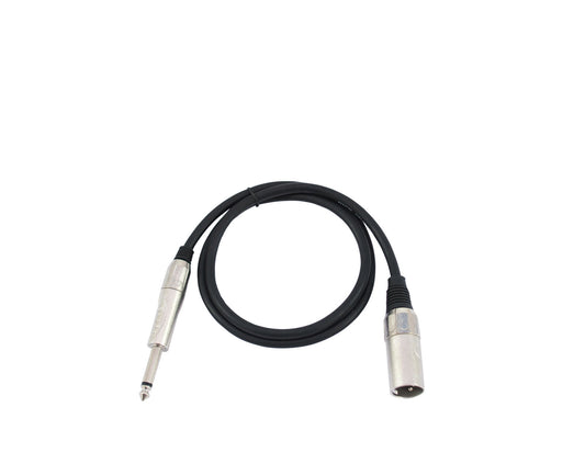 Omnitronic Adapterkabel XLR(M)/Klinke mono 0,9m sw – Ansicht 2