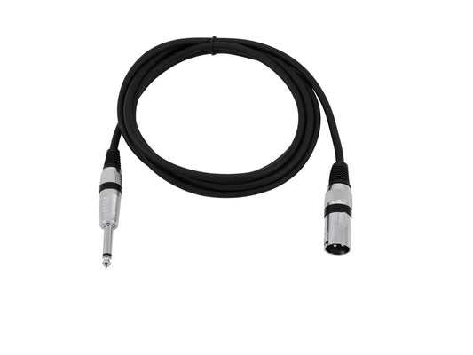 Omnitronic Adapterkabel XLR(M)/Klinke mono 2m sw – Ansicht 2