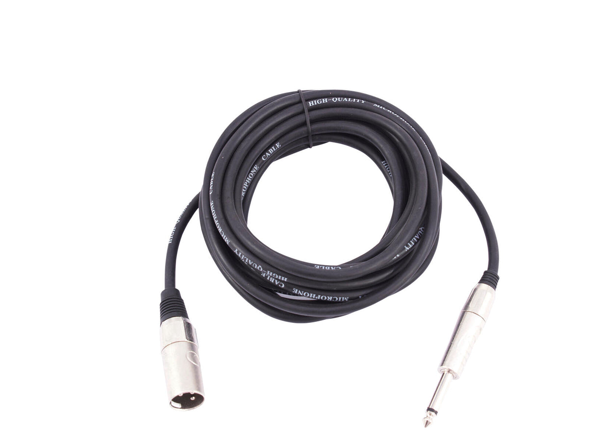 Omnitronic Adapterkabel XLR(M)/Klinke mono 10m sw – Ansicht 2