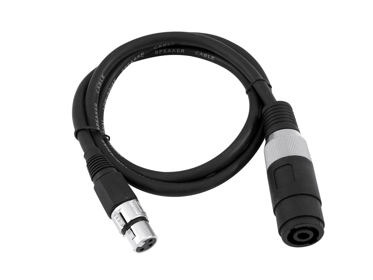 Omnitronic Adapterkabel Speaker(F)/XLR(F) 1m sw – Ansicht 2
