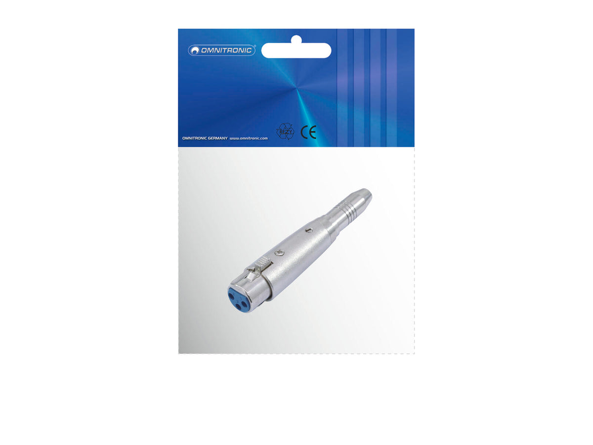 Omnitronic Adapter XLR(F)/Klinke(F) stereo – Ansicht 2