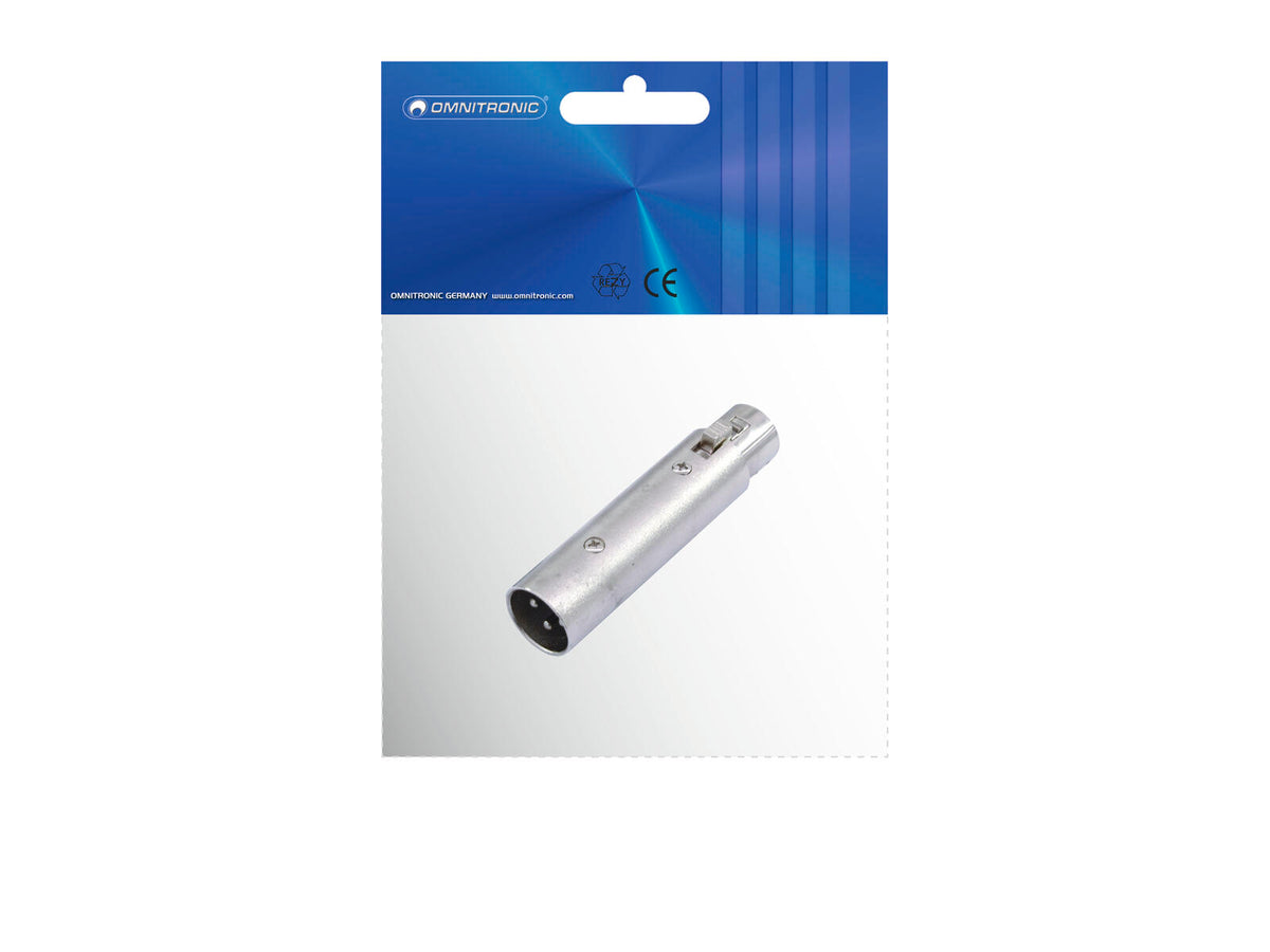 Omnitronic Adapter 3pol XLR(M)/5pol XLR(F) – Ansicht 3