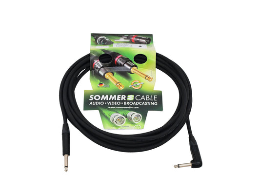 Sommer Cable Klinkenkabel 6,3 mono 1x 90° 6m sw Neutrik – Ansicht 2