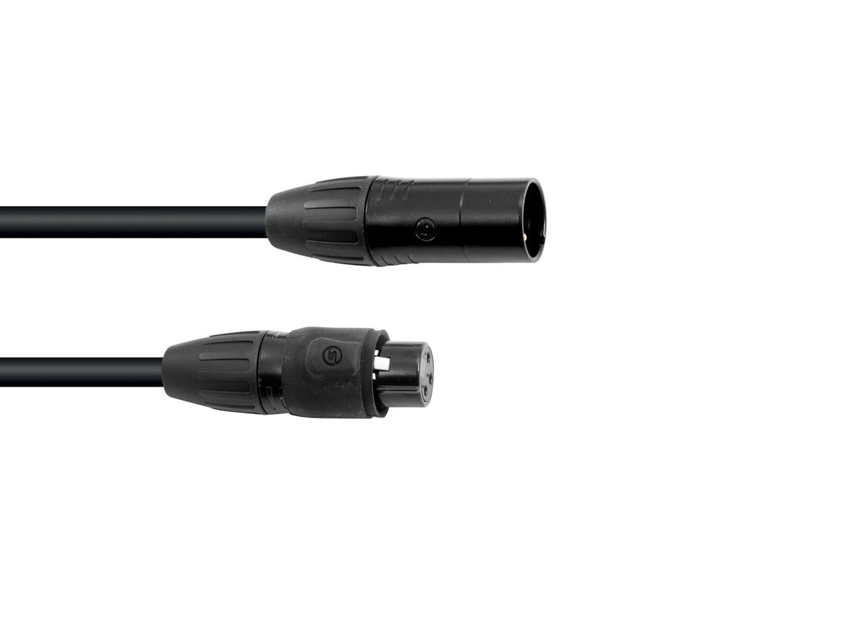 Eurolite DMX Kabel SEC-1 IP65 3pol 20m sw