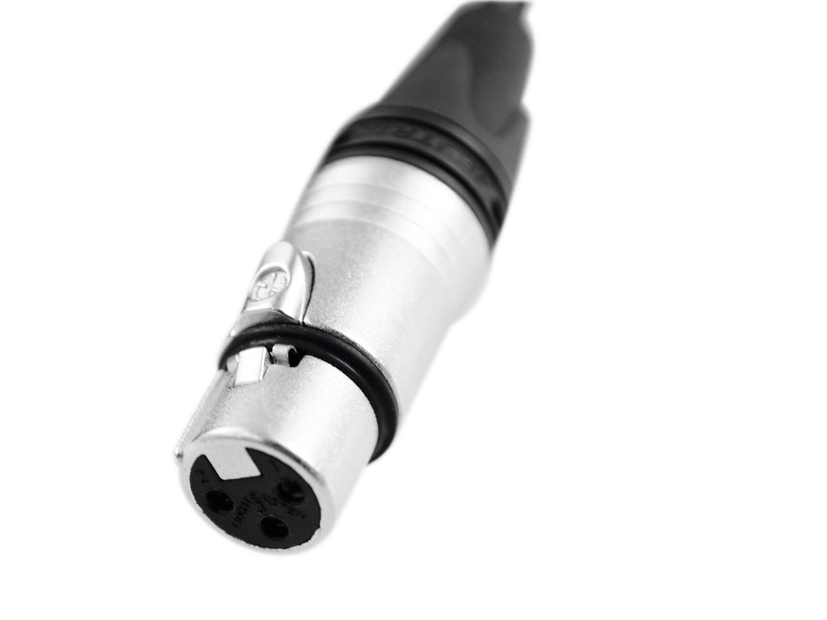 PSSO DMX Kabel XLR 3pol 3m sw Neutrik – Ansicht 3