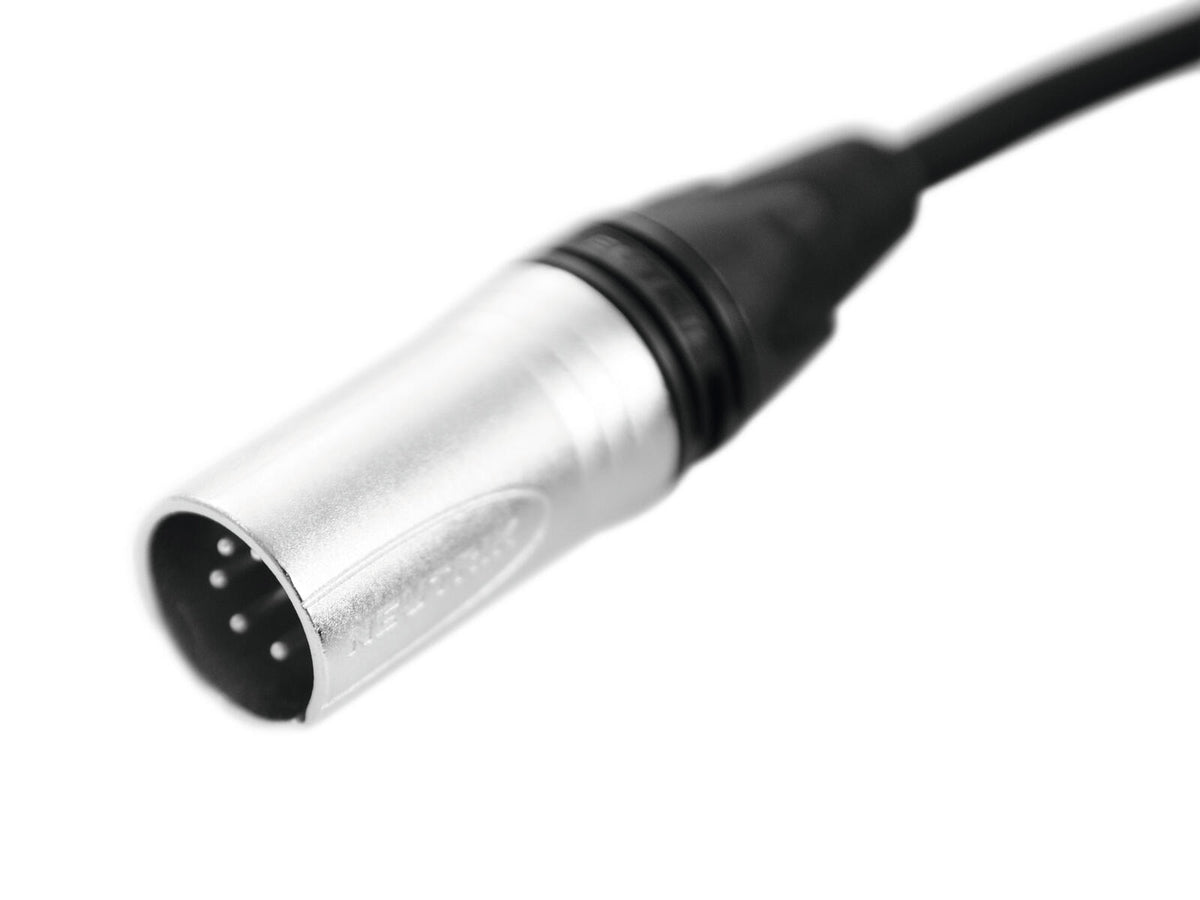 PSSO DMX Kabel XLR 5pol 3m sw Neutrik – Ansicht 3