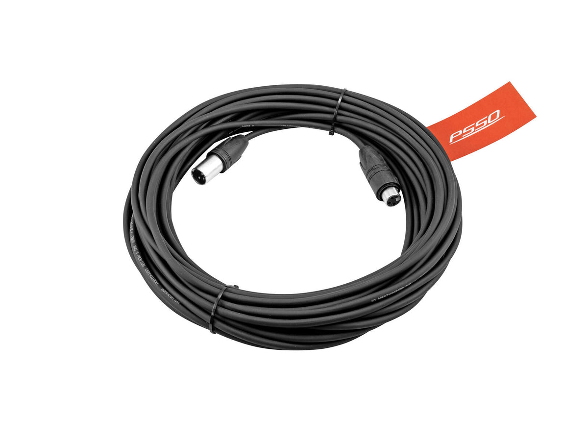 PSSO DMX Kabel IP65 3pol 15m schwarz – Ansicht 2