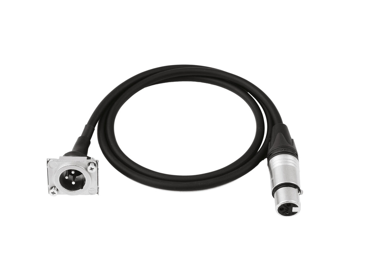 PSSO Patch Kabel XLR(F)/XLR(M) EB 1m sw – Ansicht 2