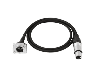 PSSO Patch Kabel XLR(F)/XLR(M) EB 1m sw – Ansicht 2