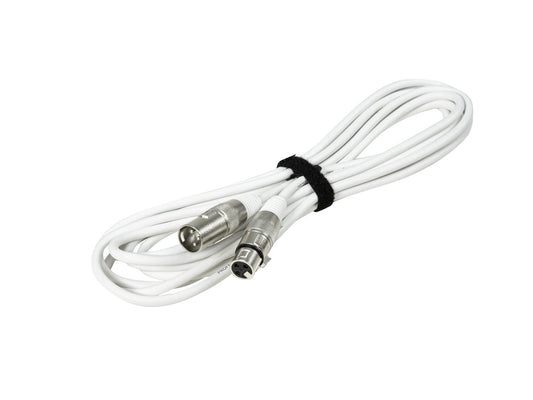 Eurolite DMX Kabel XLR 3pol 1m weiß – Ansicht 2