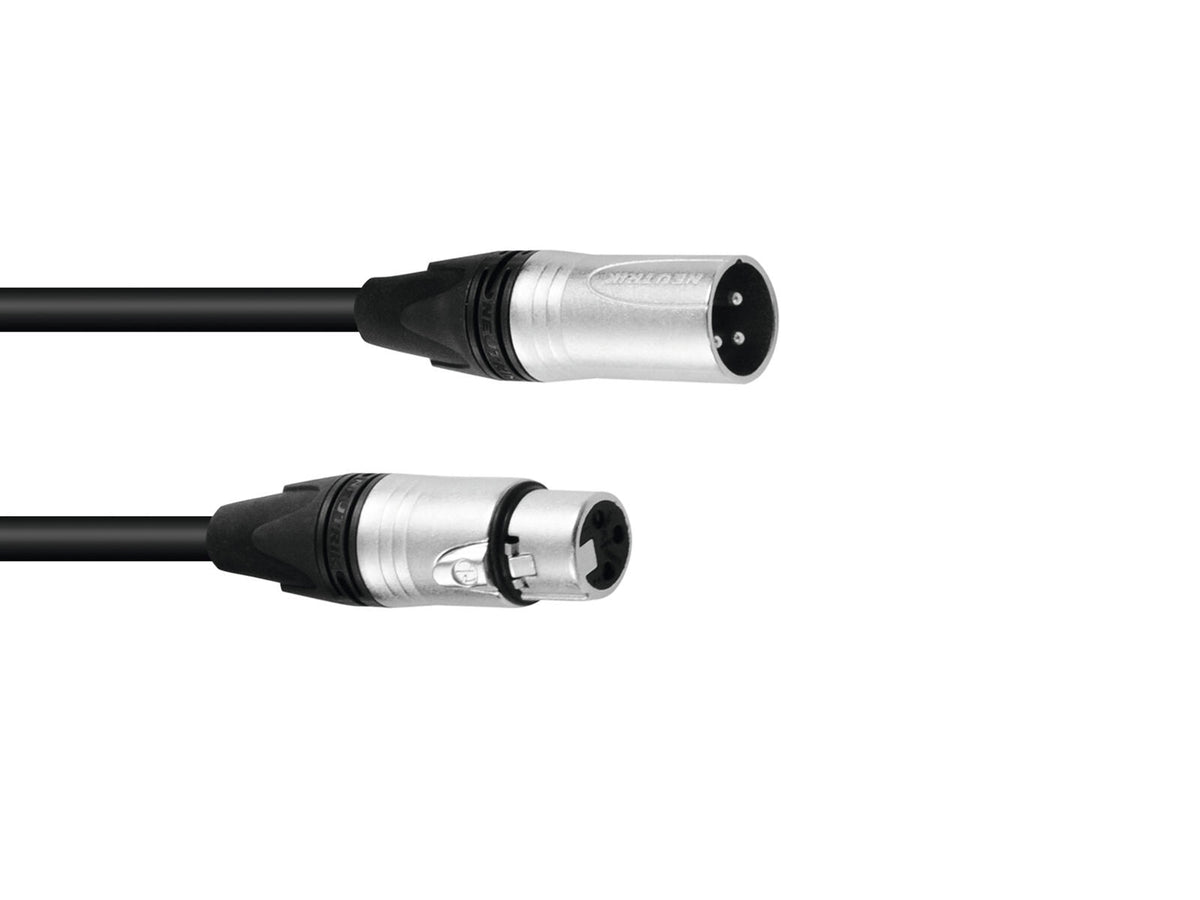 PSSO Lautsprecherkabel XLR 2x2,5 5m sw