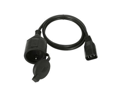 Omnitronic Adapterkabel Kaltgeräte/Schutzkontakt 1m – Ansicht 2