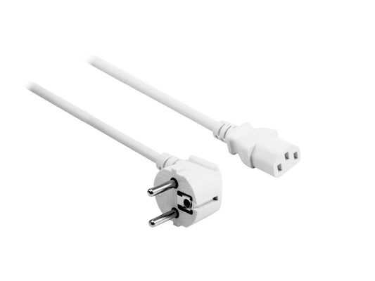 Omnitronic Kaltgeräte Netzkabel 3x1,0 1,2m ws – Ansicht 2