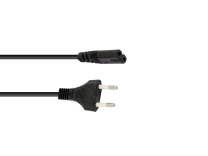 Omnitronic Euro Netzkabel 1,5m sw