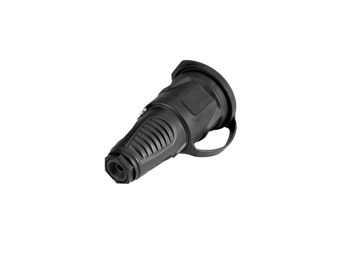 PC Electric Schutzkontakt Kupplung Gummi sw/bl – Ansicht 2