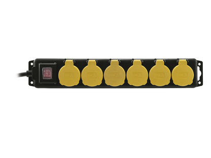 Eurolite Steckdosenleiste 6-fach IP44 sw 5m – Ansicht 2
