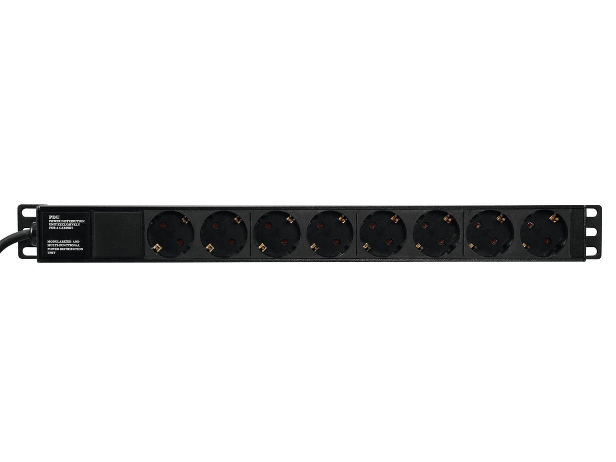 Eurolite Steckdosenleiste R19-8 1HE sw 2,7m – Ansicht 2