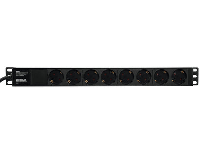 Eurolite Steckdosenleiste R19-8 1HE sw 2,7m – Ansicht 2