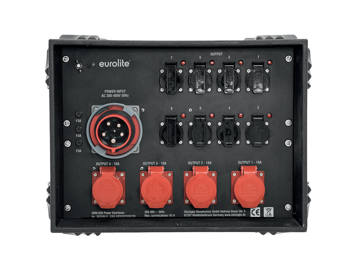 Eurolite SBM-63B Stromverteiler – Ansicht 4