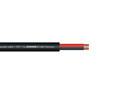 Sommer Cable Lautsprecherkabel 2x2,5 100m sw FRNC