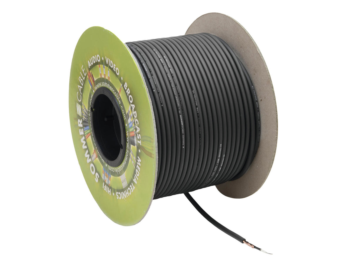 Sommer Cable Instrumentenkabel 100m sw Tricone MKII