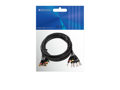 Omnitronic Snake-Kabel 8xCinch/8xKlinke mono 15m – Ansicht 2