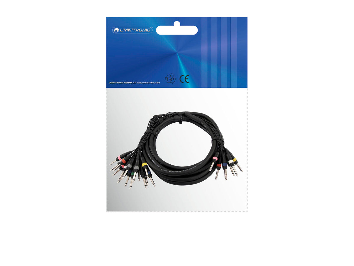 Omnitronic Snake-Kabel 8xKlinke/16xKlinke mono 15m – Ansicht 3