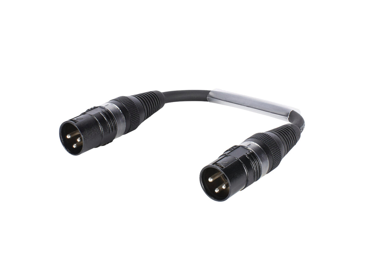 Sommer Cable Adapterkabel XLR(M)/XLR(M) 0,15m sw