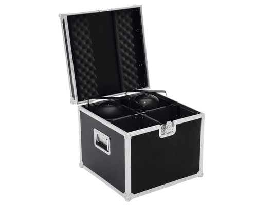 Roadinger Flightcase 4x PAR-56 Spot lang – Ansicht 2