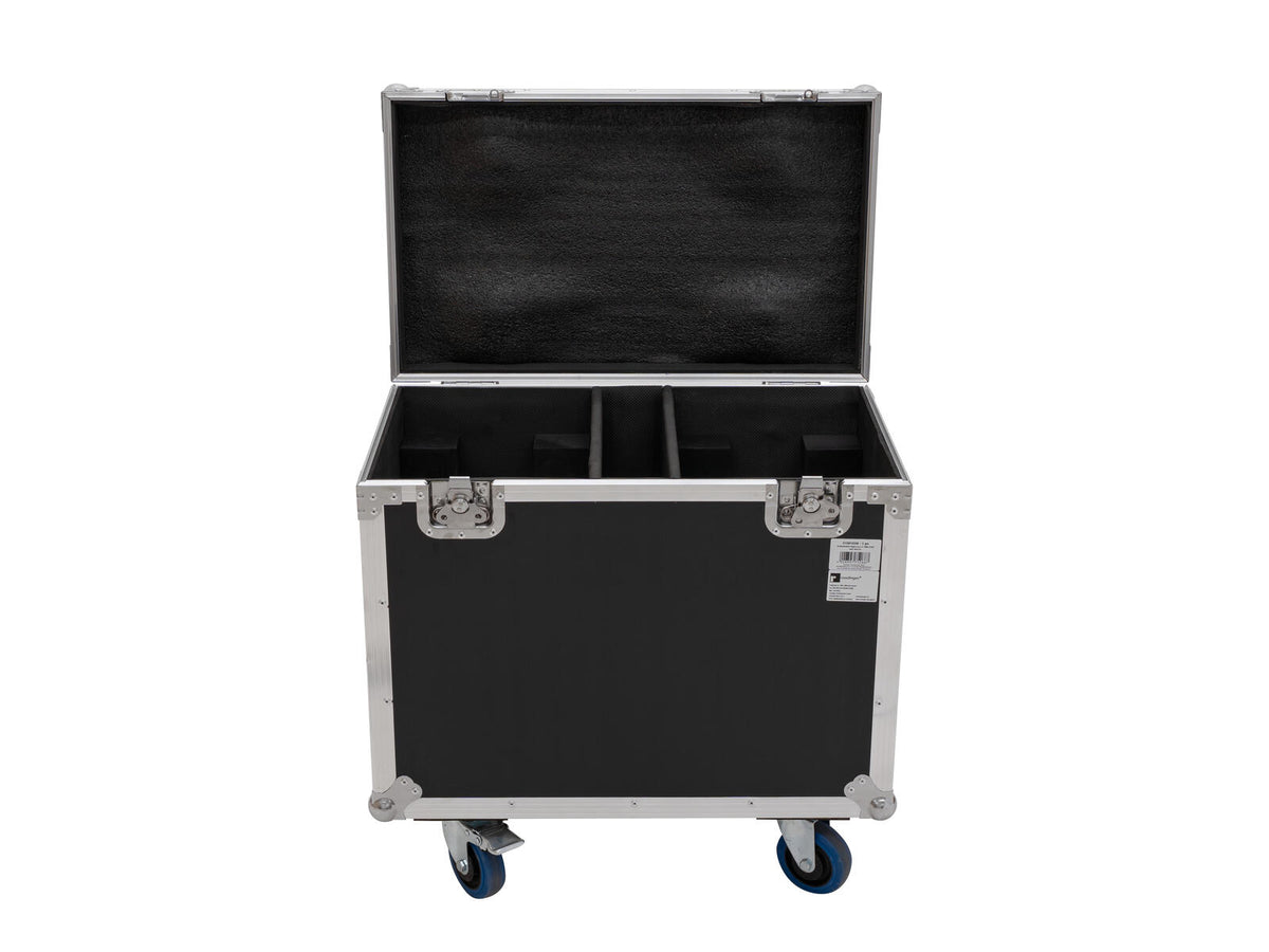Roadinger Flightcase 2x TMH-H380 mit Rollen – Ansicht 4