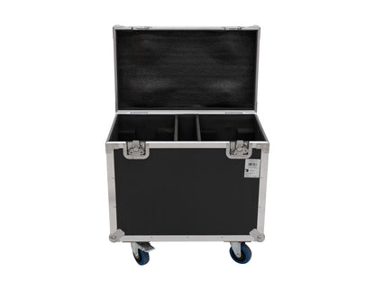 Roadinger Flightcase 2x TMH-H380 mit Rollen – Ansicht 4