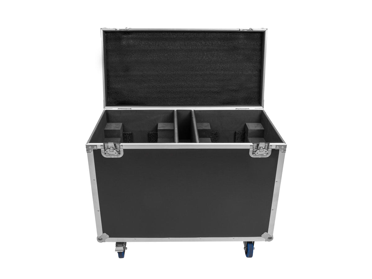 Roadinger Flightcase 2x IP TMH-H760 mit Rollen – Ansicht 4