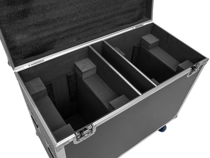 Roadinger Flightcase 2x IP TMH-H760 mit Rollen – Ansicht 5
