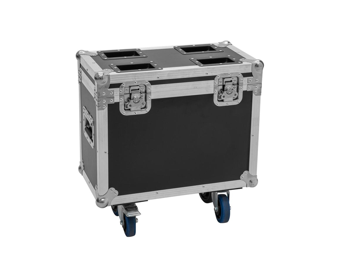 Roadinger Flightcase 2x TMH-B120 mit Rollen – Ansicht 2