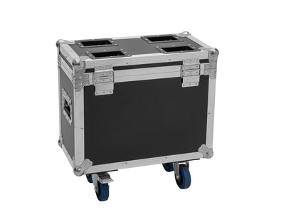 Roadinger Flightcase 2x TMH-B120 mit Rollen – Ansicht 3
