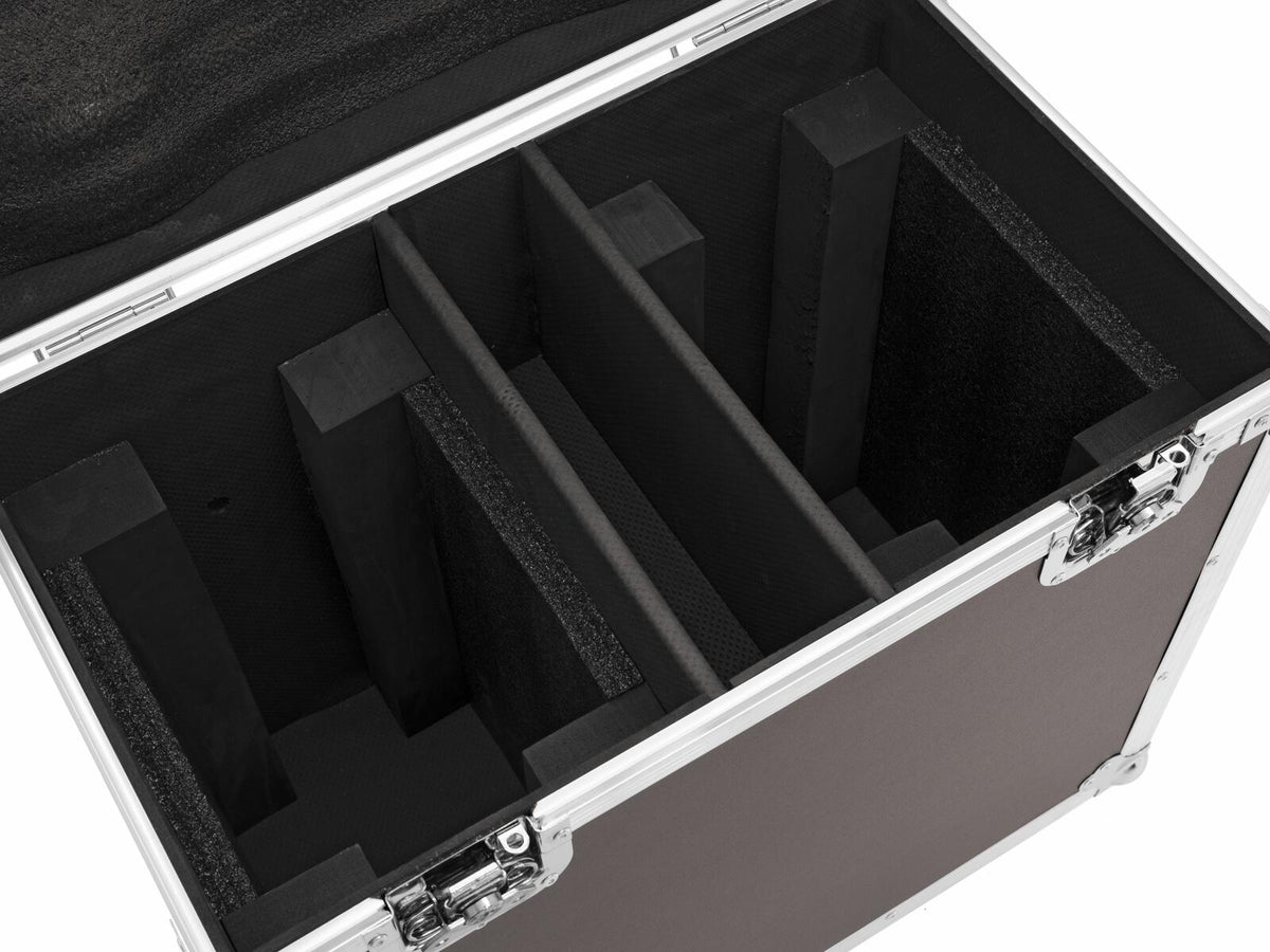 Roadinger Flightcase 2x TMH-X12 mit Rollen – Ansicht 4