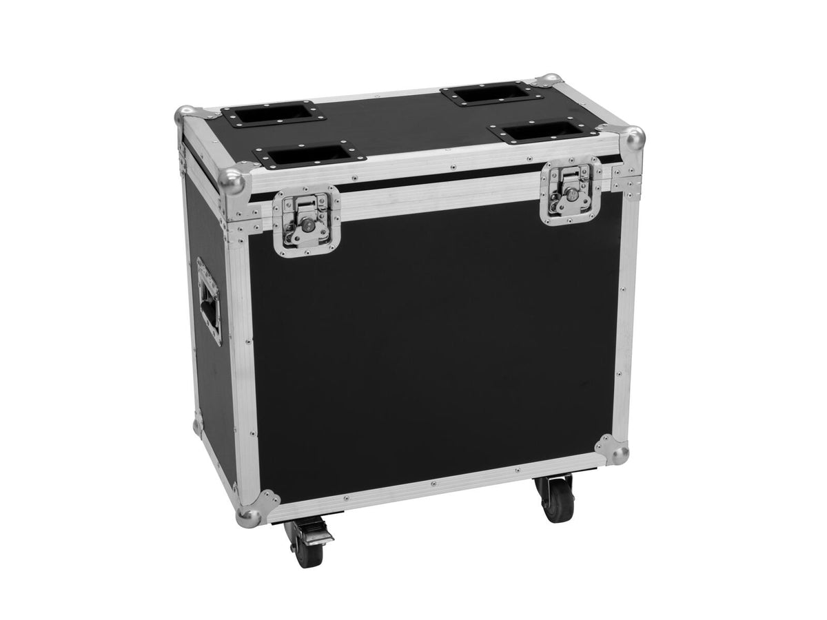 Roadinger Flightcase 2x TMH-S200 mit Rollen – Ansicht 2