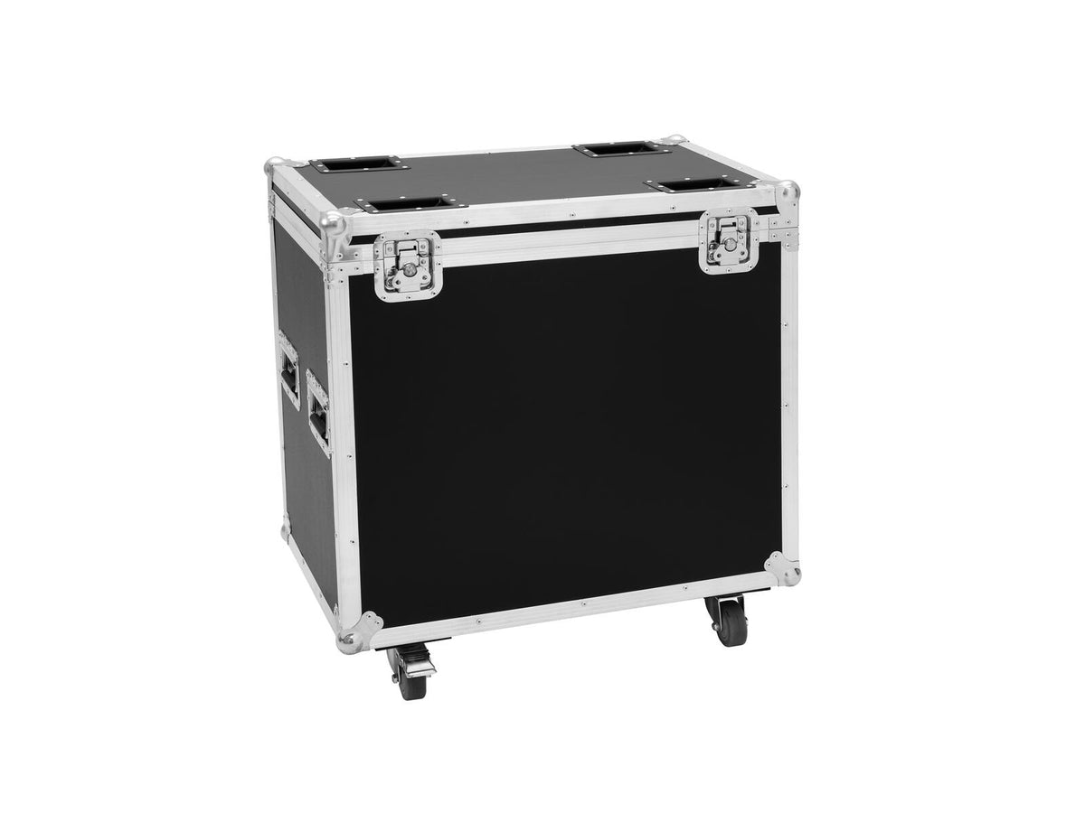 Roadinger Flightcase 2x TMH BSW-380 mit Rollen – Ansicht 2
