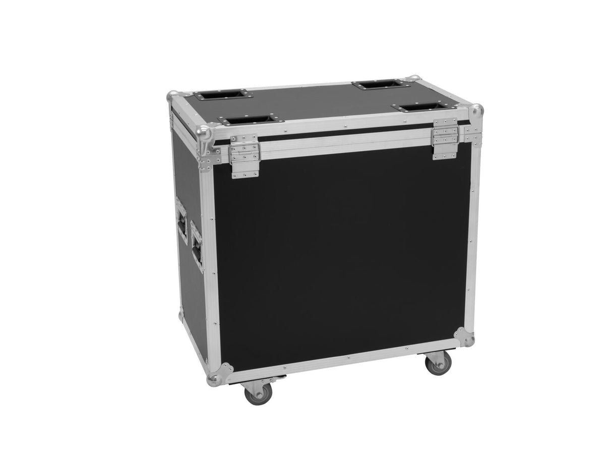 Roadinger Flightcase 2x TMH BSW-380 mit Rollen – Ansicht 3