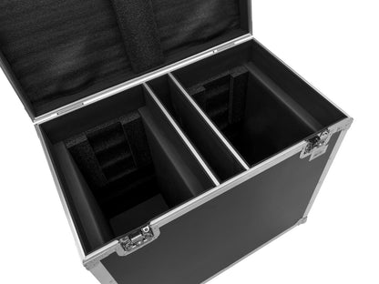 Roadinger Flightcase 2x TMH BSW-380 mit Rollen – Ansicht 4