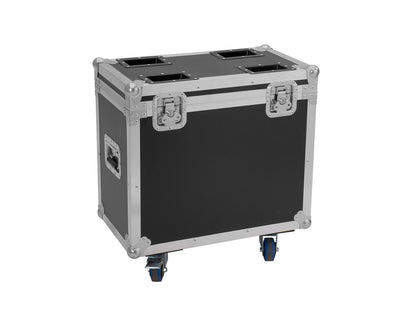Roadinger Flightcase 2x TMH-W400 mit Rollen – Ansicht 2