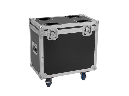 Roadinger Flightcase 2x TMH-W400 mit Rollen – Ansicht 2