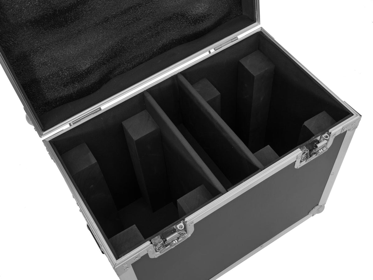 Roadinger Flightcase 2x TMH-W400 mit Rollen – Ansicht 4