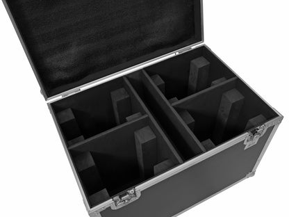 Roadinger Flightcase 4x TMH-W400 mit Rollen – Ansicht 4