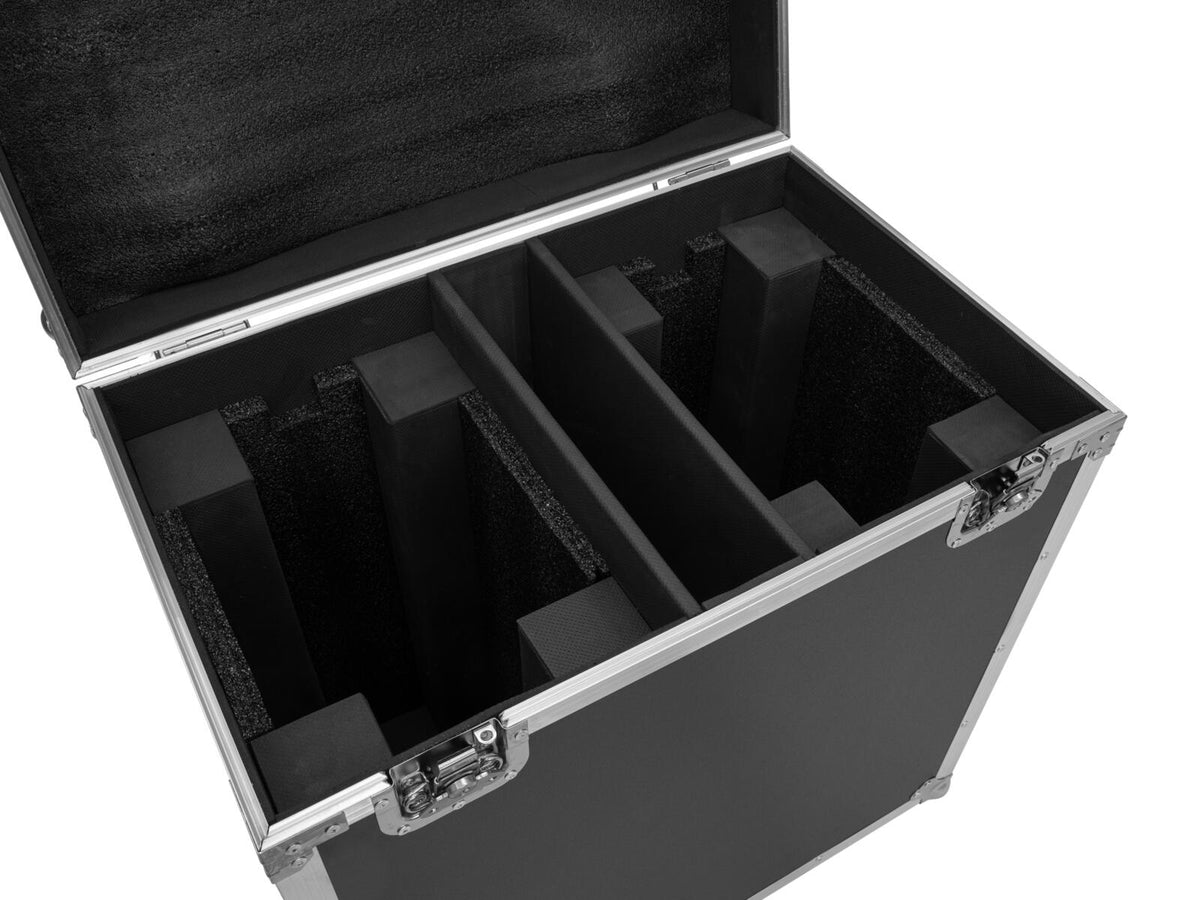 Roadinger Flightcase 2x TMH-S400 mit Rollen – Ansicht 4